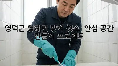 영덕군 영해면 방역 청소 ✨ 안심 공간 만들기 프로젝트!